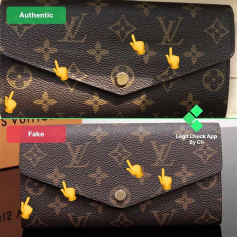 louis vuitton monogram wallet fake vs real|louis vuitton wallet original price.